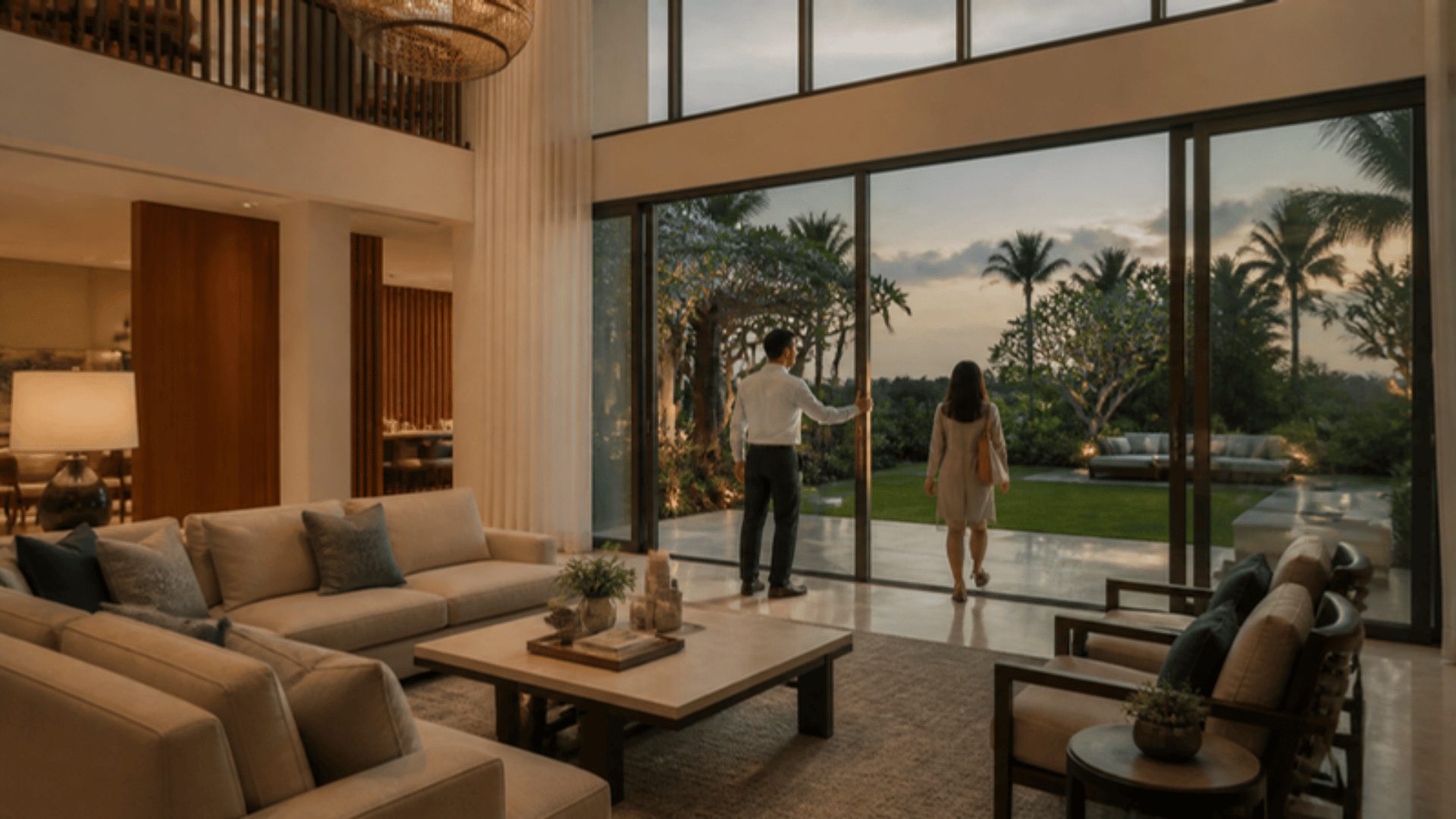 Private walkthrough of a luxury villa arranged through villa project marketing in Hyderabad